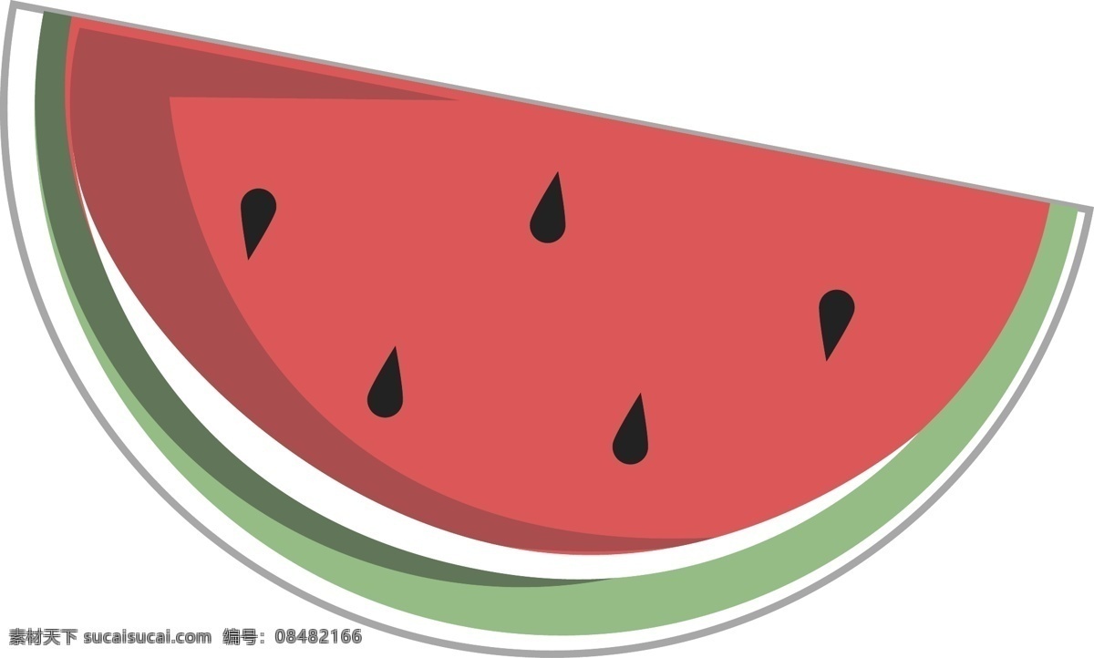 夏天 清凉 可口 西瓜 夏天的水果 食物 清凉一夏 可口的西瓜 手绘食物 甜美的西瓜 带籽儿的西瓜