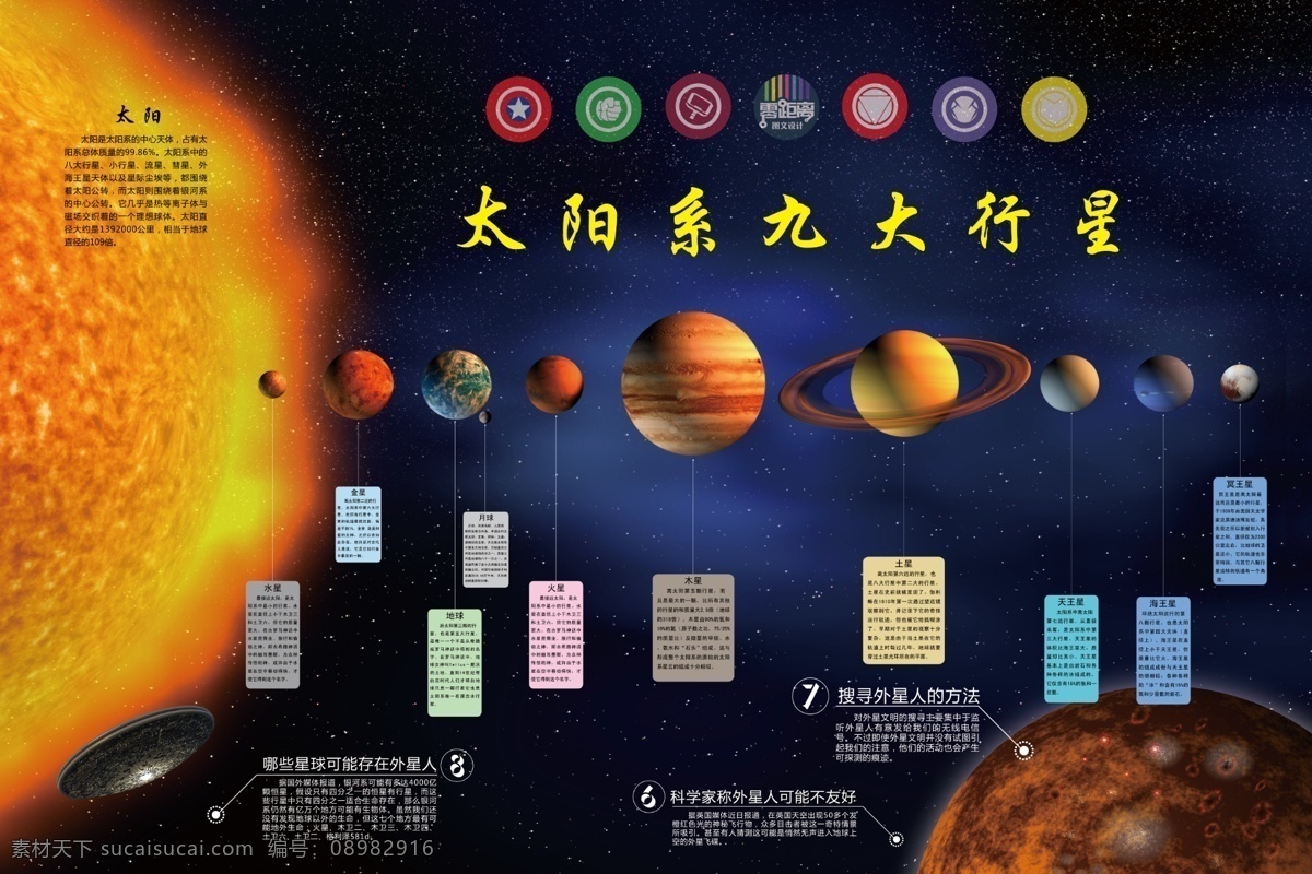 太阳系 简介 九大行星 太阳 地球 木星 月亮 自然景观 自然风光
