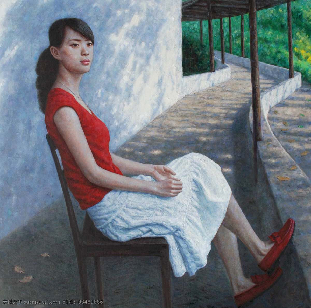 美女 油画 写生 绘画艺术 油画写生 油画人物 美女肖像画 人物油画写生 装饰画 书画文字 文化艺术