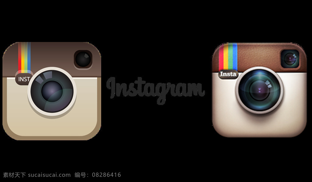 instagram 标志 免 抠 透明 图标 矢量图 logo图标