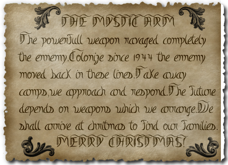 神秘 臂 字体 神秘的手臂 fontden mysticarm ttf truetype opentype 后记 eot 光学传递函数 adobe postscript 灰色