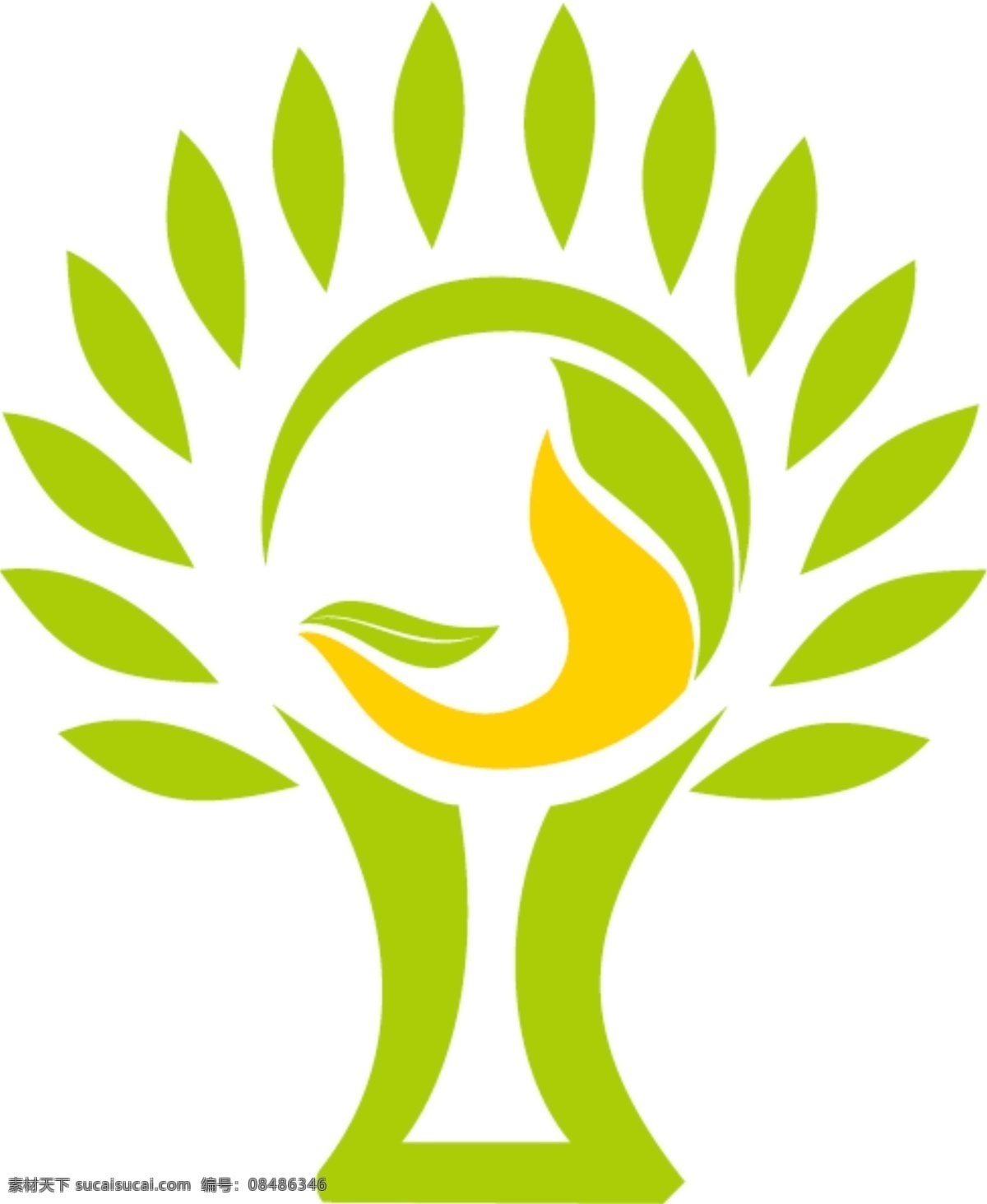 果园logo logo 果园 凤凰 白色