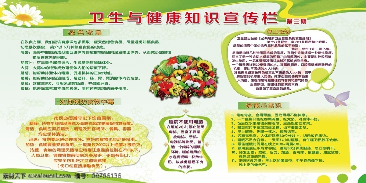 创卫 健康 宣传栏 创卫宣传栏 卫生健康 健康知识 医院展板 秋季养生 养生知识 展板模板