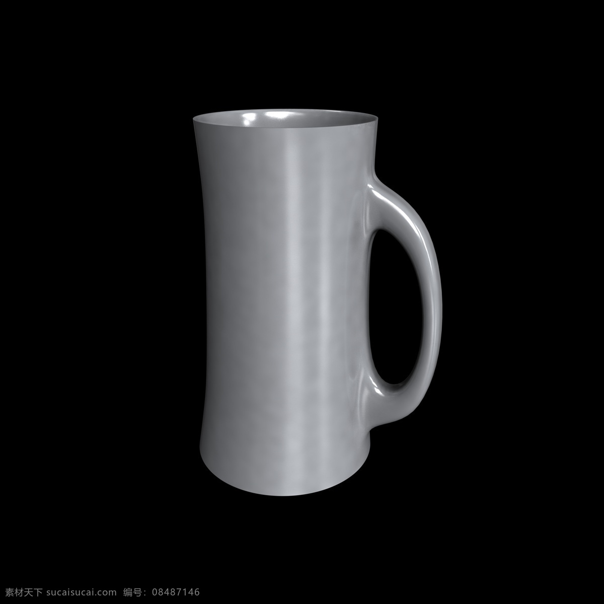 白色 陶瓷 水杯 插图 立体水杯插图 陶瓷水杯 陶瓷工艺 立体 白色杯子 c4d 装饰