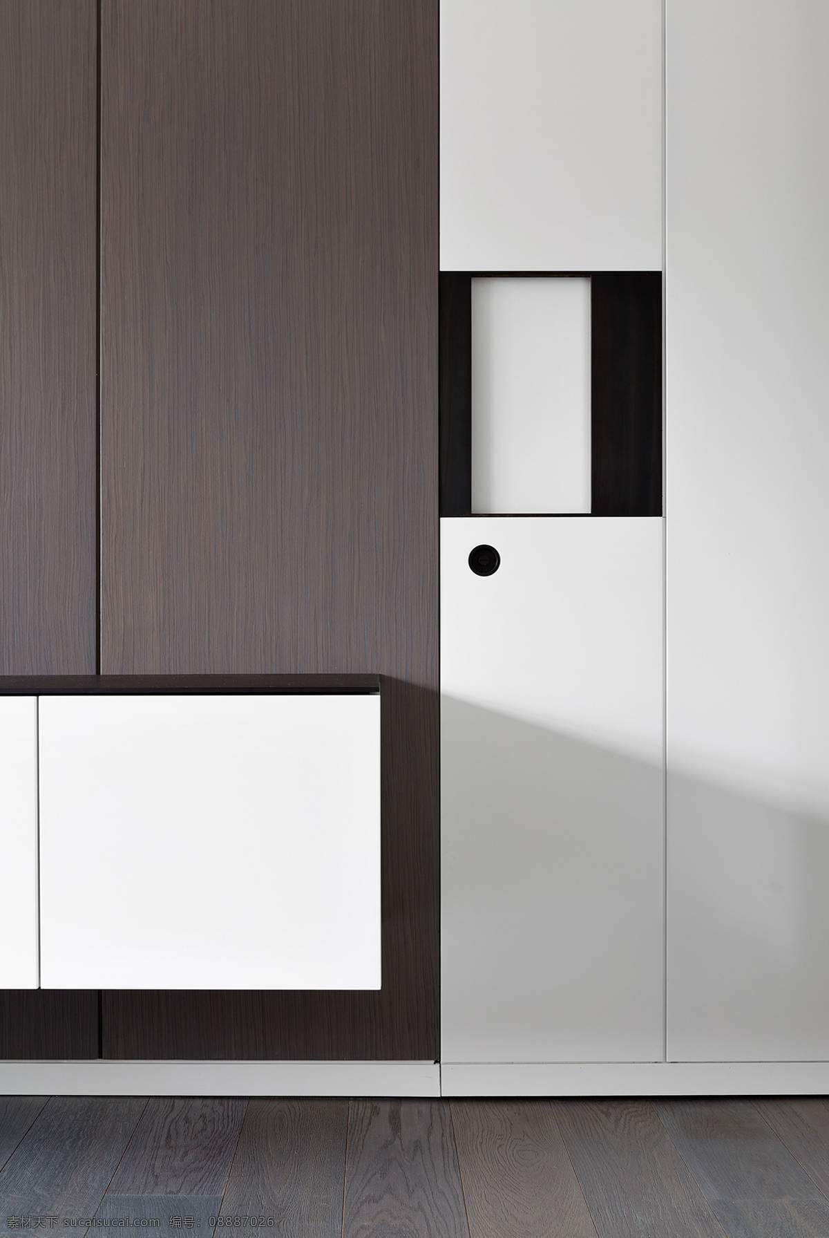 简约 现代 玄关 装修 效果图 白色 储物柜 灰色 简约风格 木质地板 室内设计 玄关设计