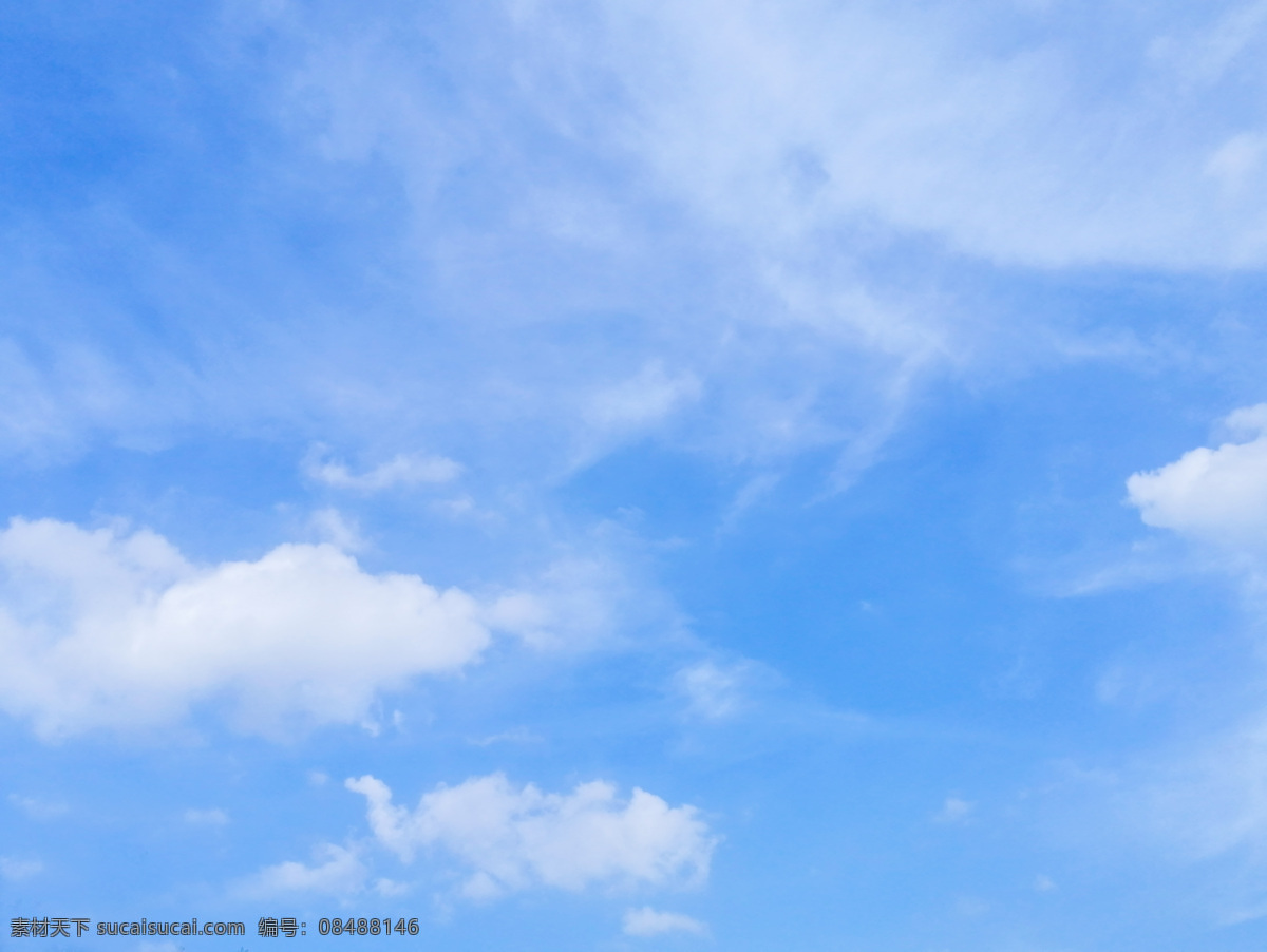 蓝天白云 云朵 天空 蓝天 白云 晴天 多云 壁纸 插画素材 背景素材 海报素材 风景 日光 天 自然景观 自然风景