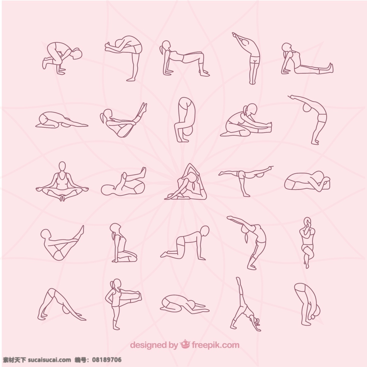 瑜伽姿势 体育 健身 健康 瑜伽 运动 平衡 冥想 普拉提 休闲 姿势 图标 高清 源文件