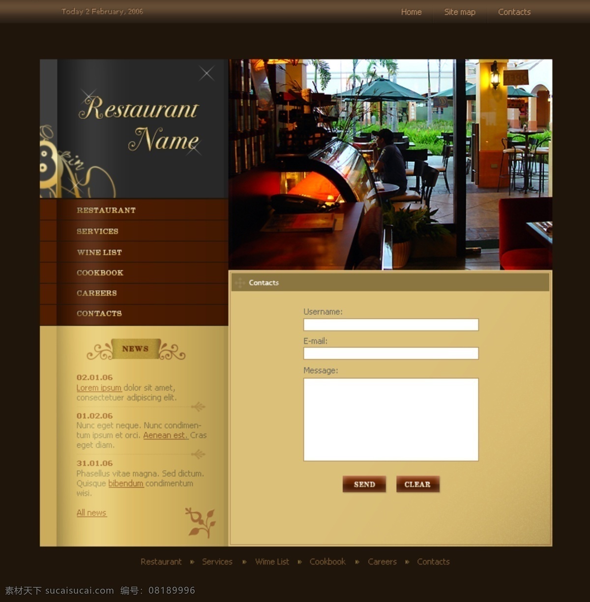 国外 国外网页模板 精致 酒店 美食 模板 欧美 欧美模板 网页模板 网页 源文件 网页素材