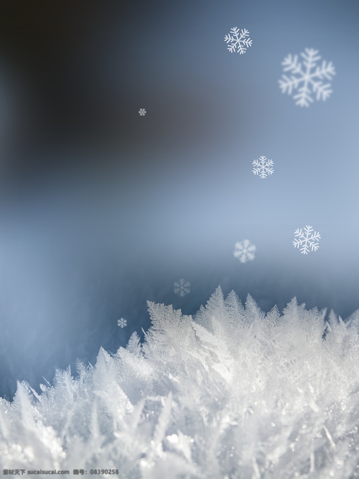 简约 二十四节气 霜降 背景 雪花 广告背景 背景素材 雪 节气 冰霜