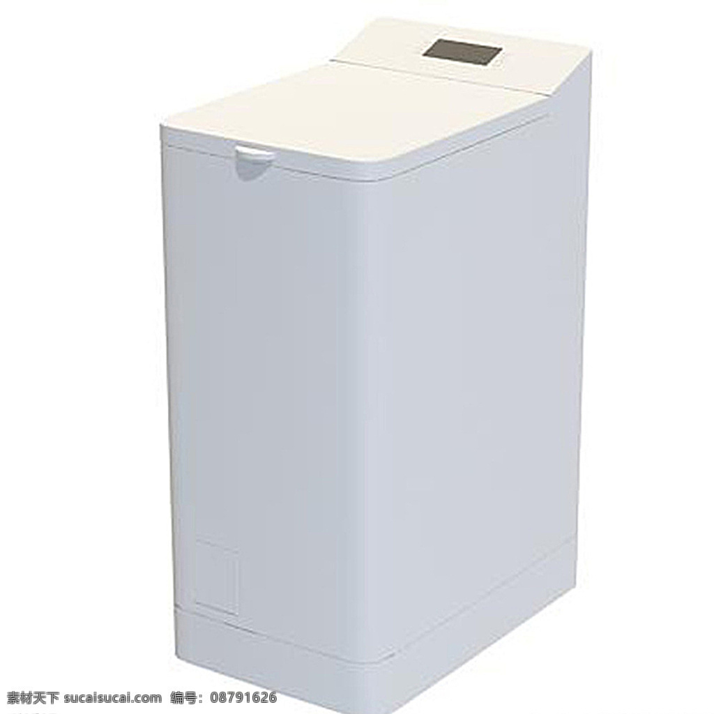3ds max 模型 家用电器 全自动洗衣机 3d设计 3d作品 白色