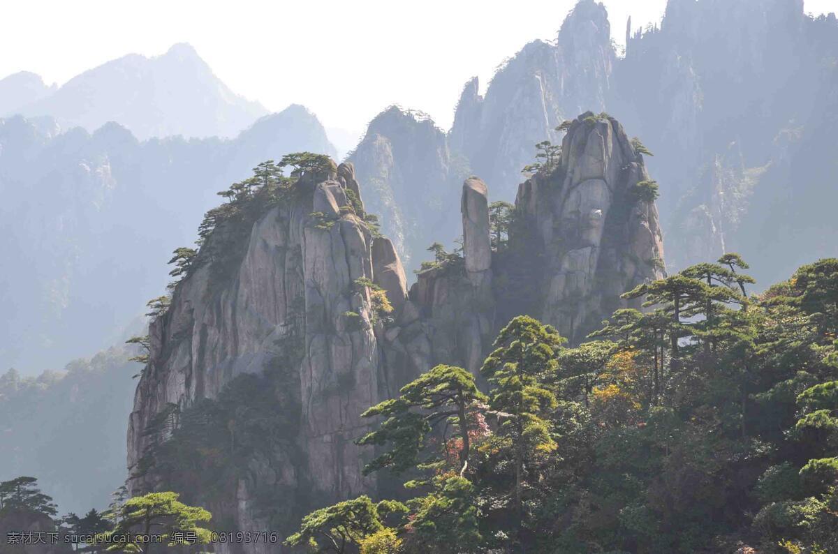 黄山 黄山风景 安徽风景 安徽风光 黄山景观 黄山风景区 树木 高山 群山 安徽 安徽黄山 旅游摄影 国内旅游