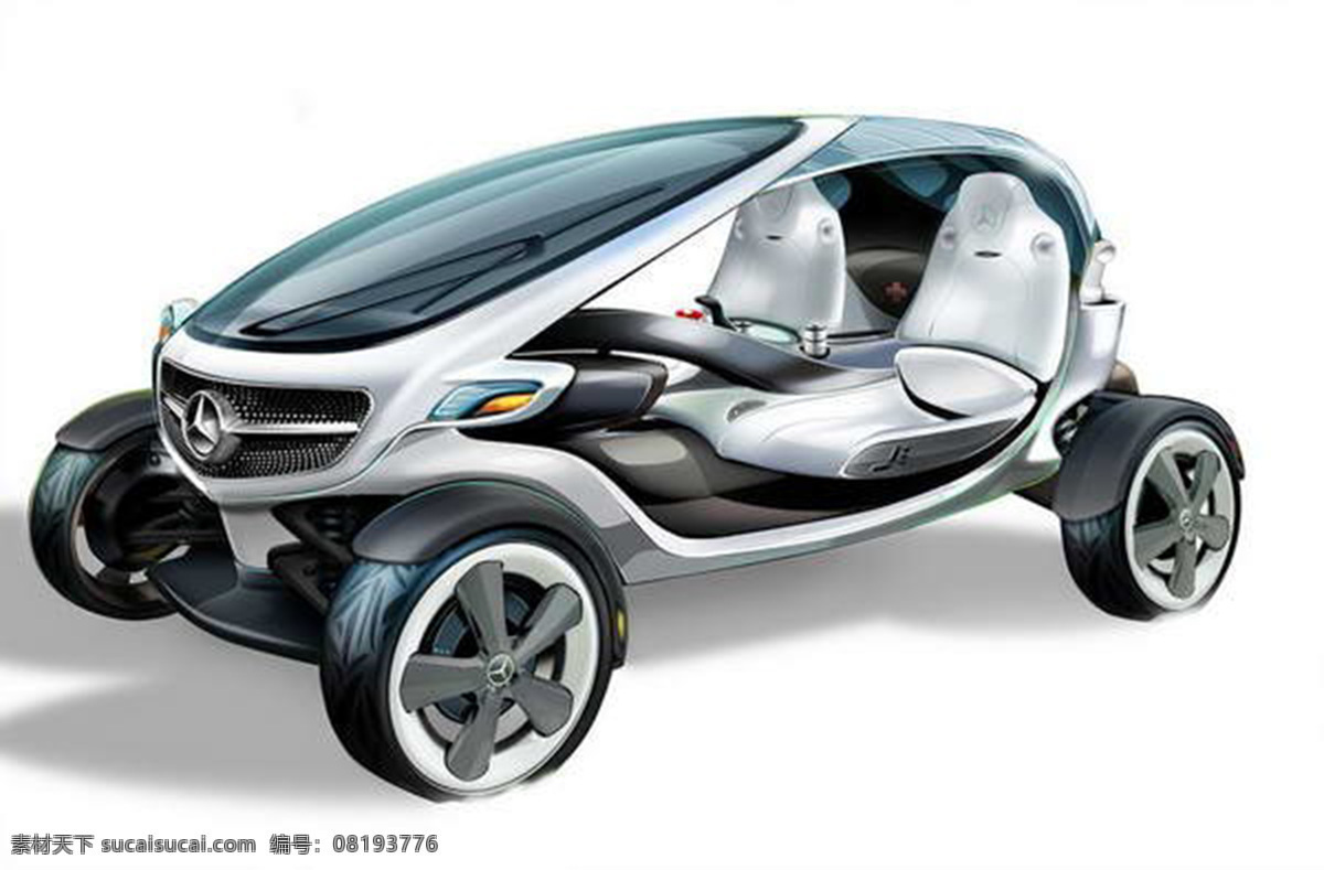 奢华 奔驰 高尔夫球 车 流线 汽车 产品设计 大气 概念车 工业设计 交通