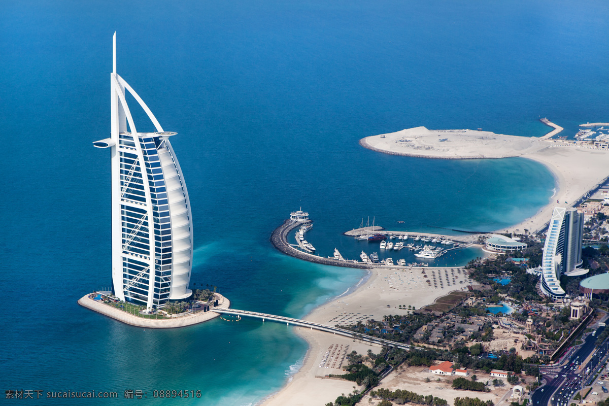 海边 迪拜 旅游 背景 海报 素材图片 杂图