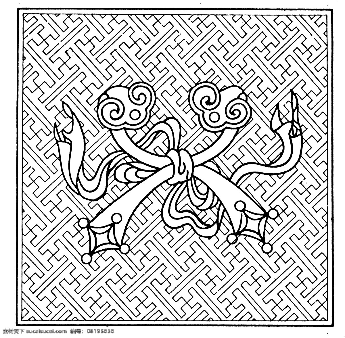 对称 斜纹 底纹 花纹图案 对称斜纹底纹 传统 吉祥 图腾 案 图案 文化艺术