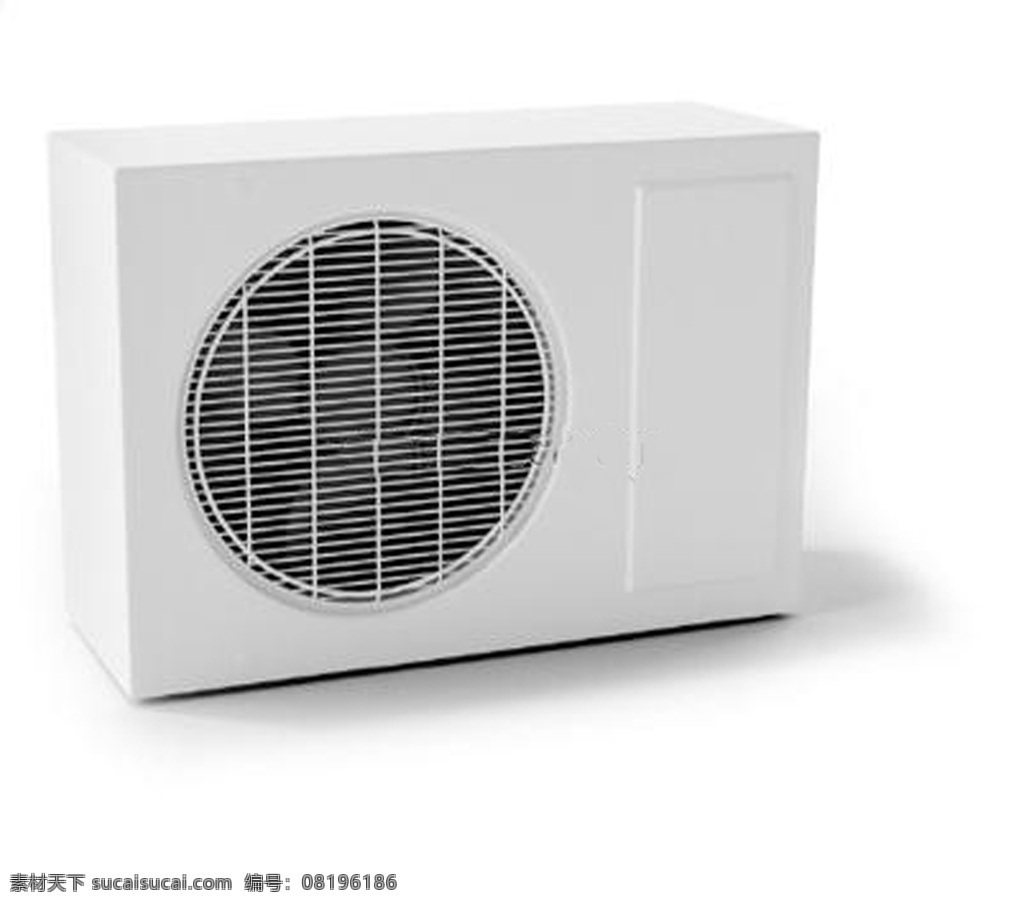 时尚 白 空调 室外机 简约 白色 3d模型