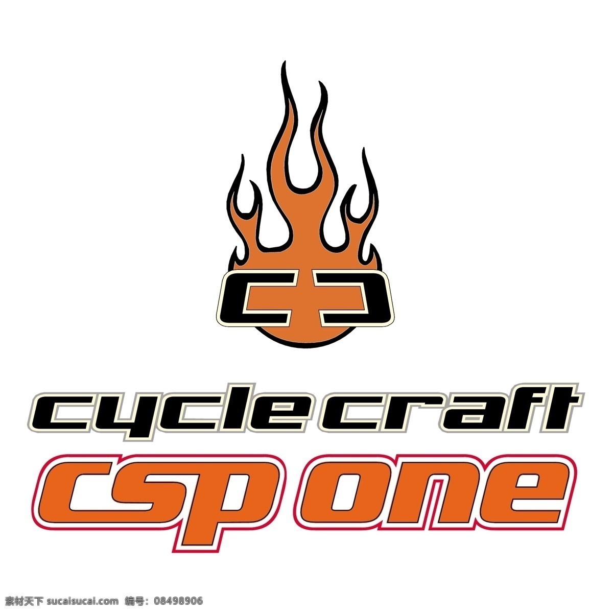 自由 cyclecraft csp 一个 标志 csp标志 白色