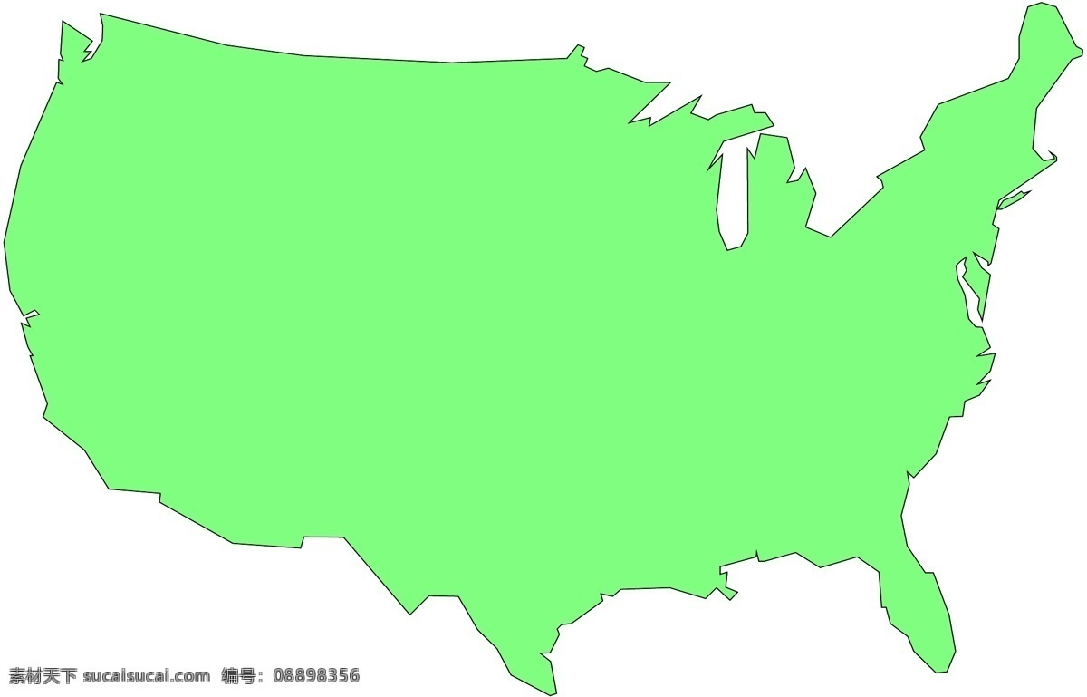 美国 地图 美国地图 商业矢量 矢量传统图案 矢量下载 网页矢量 矢量图 其他矢量图