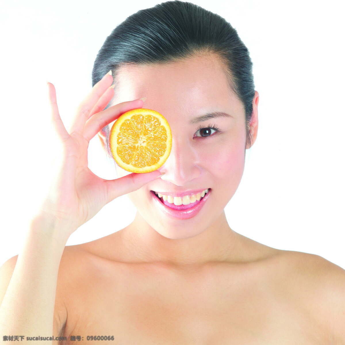女人 水果 水疗 美容 养生 护肤 spa 女性 美体 橙子 美女图片 人物图片