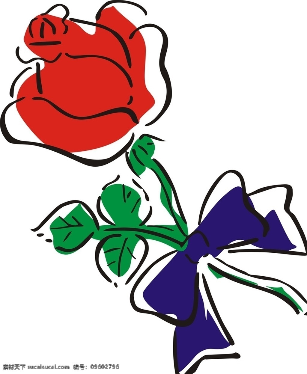 玫瑰花 鲜花 矢量图 印花 鲜艳 图案 自然景观 自然风光