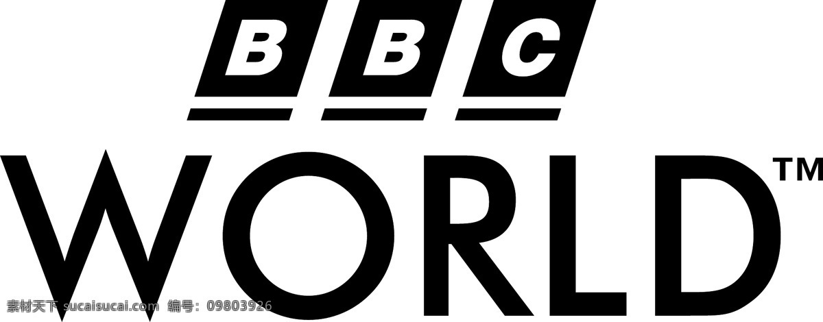 英国广播公司 新闻 世界 自由 标志 psd源文件 logo设计