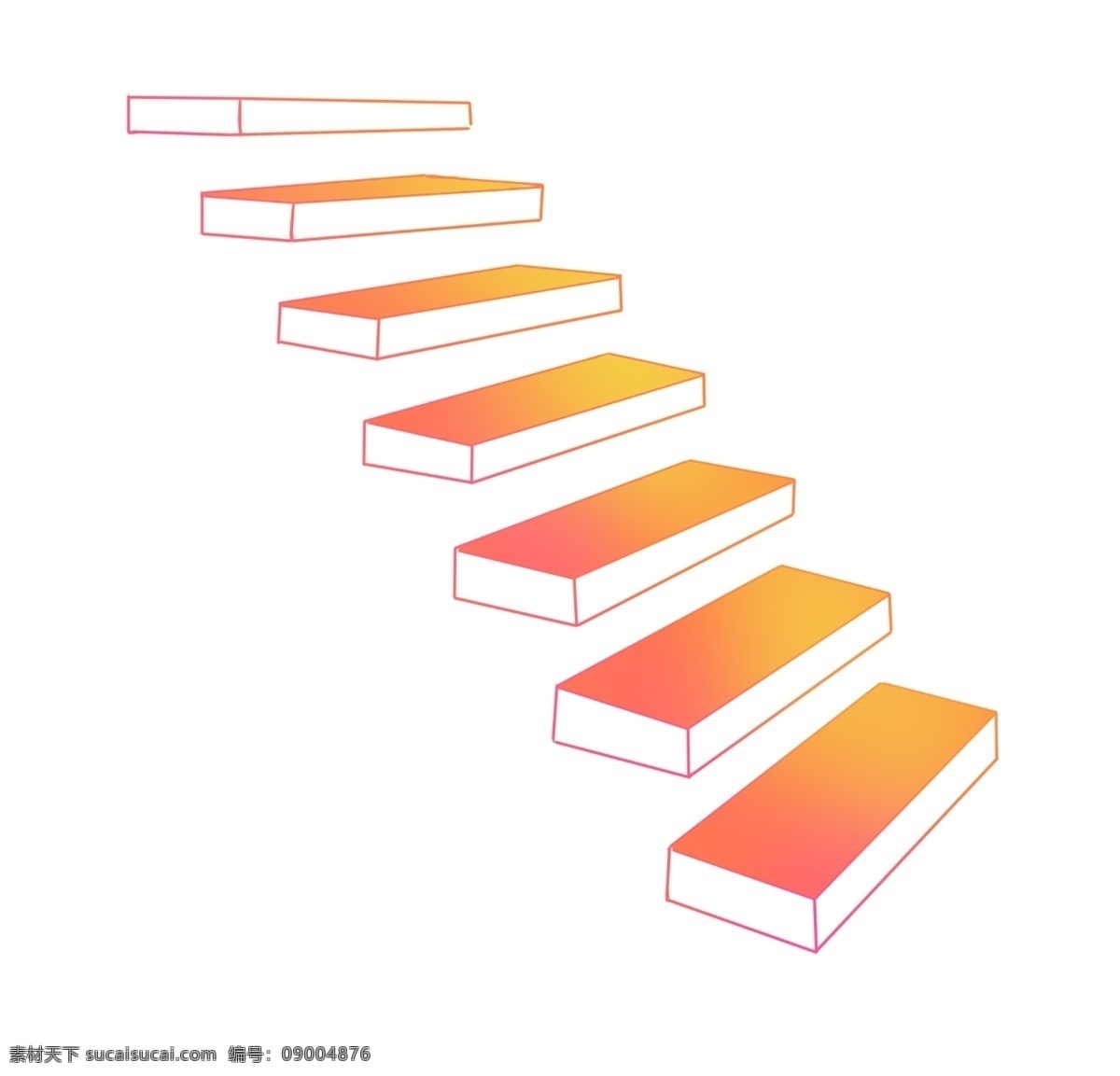 彩色 立体 楼梯 插画 立体楼梯插画 彩色唯美台阶 上下楼楼梯 梯子石梯 台阶条石 彩色立体楼梯