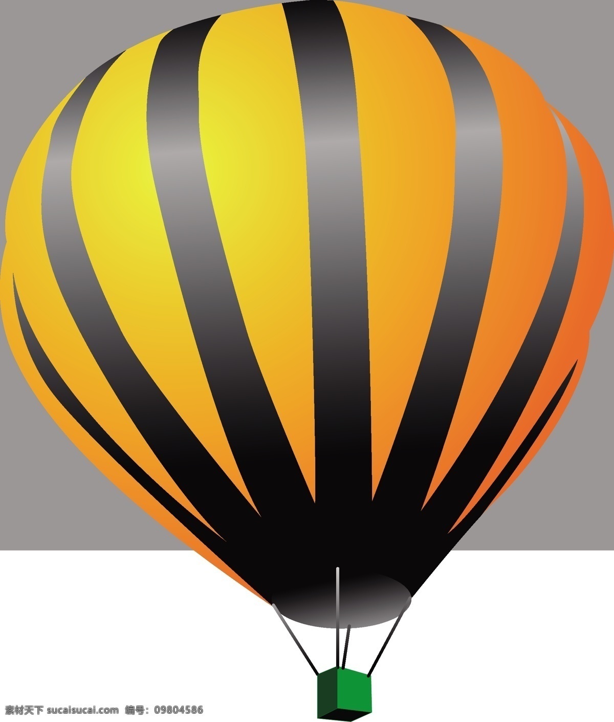 常见 氢气球 平面 矢量 源 橙色 条纹 气球 飞行 旅行