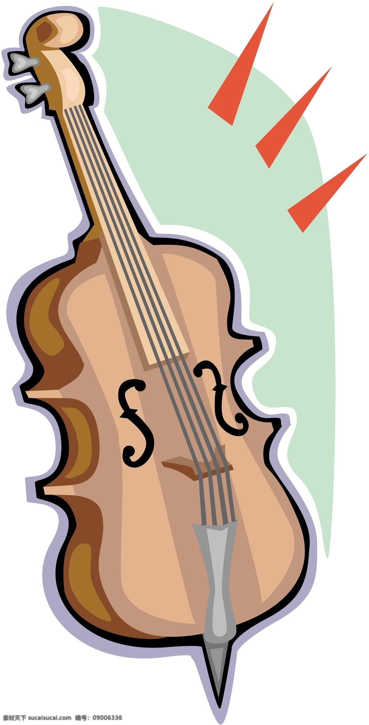 大提琴 西方乐器 音乐会 舞蹈 文化艺术 卡通提琴 分层