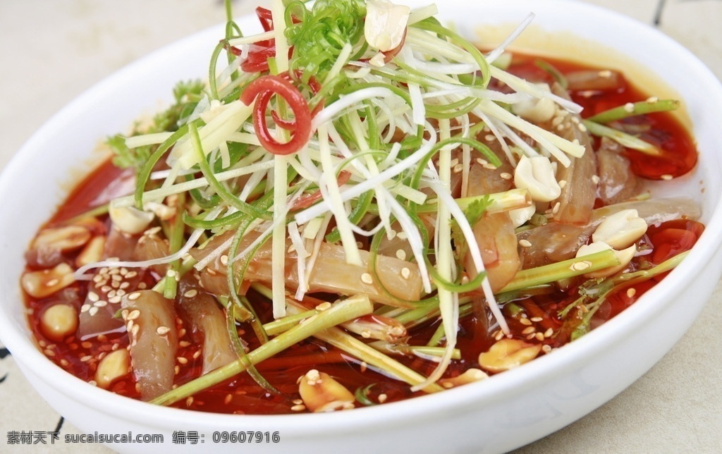 香菜拌牛筋 凉菜 开胃菜 精美小菜 饭前小菜 凉菜类 风味凉菜 拌菜 凉拌 菜 餐饮美食 传统美食