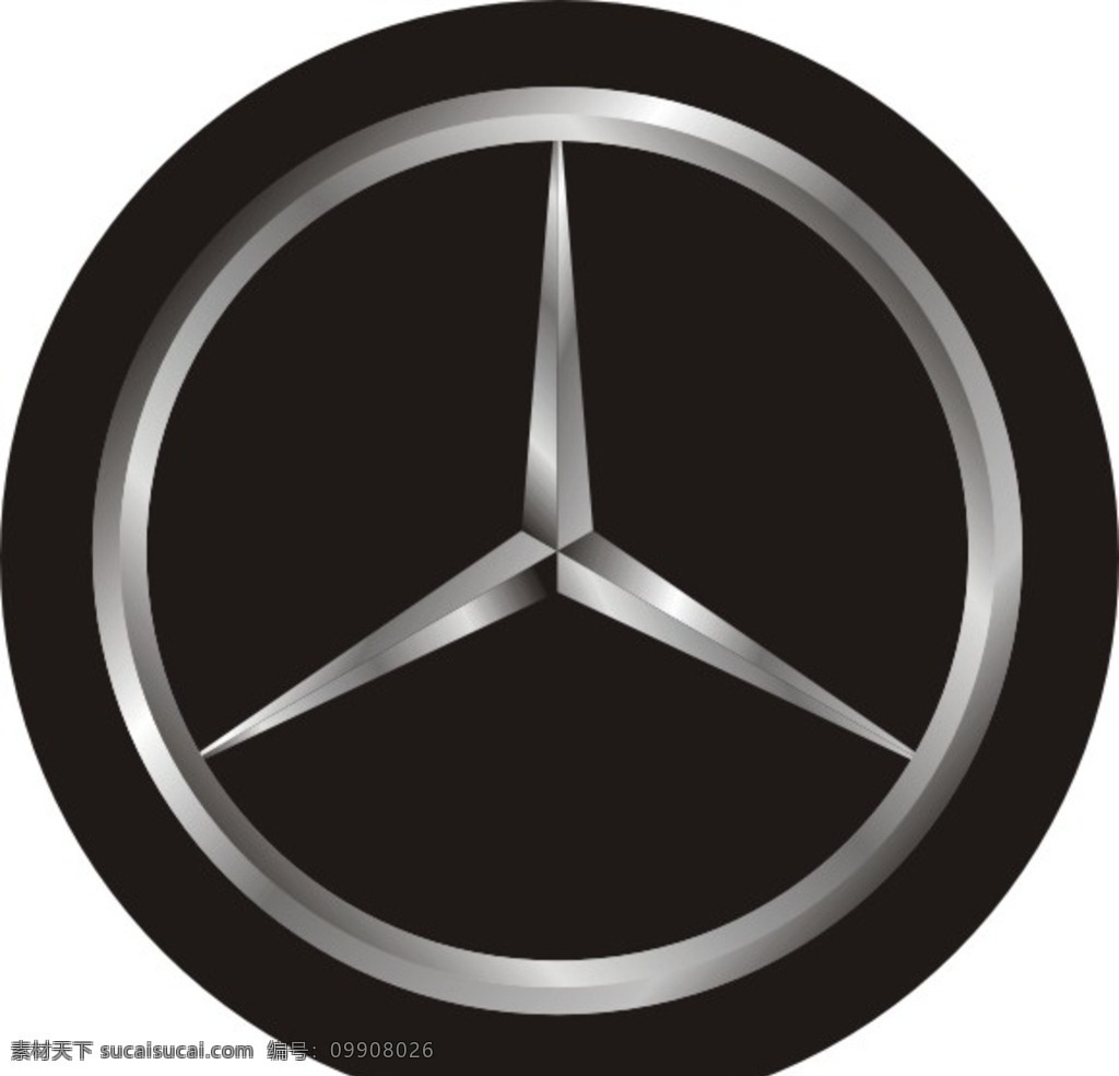奔驰车标 奔驰logo 奔驰标志 奔驰圆形车标 奔驰 标志图标 企业 logo 标志
