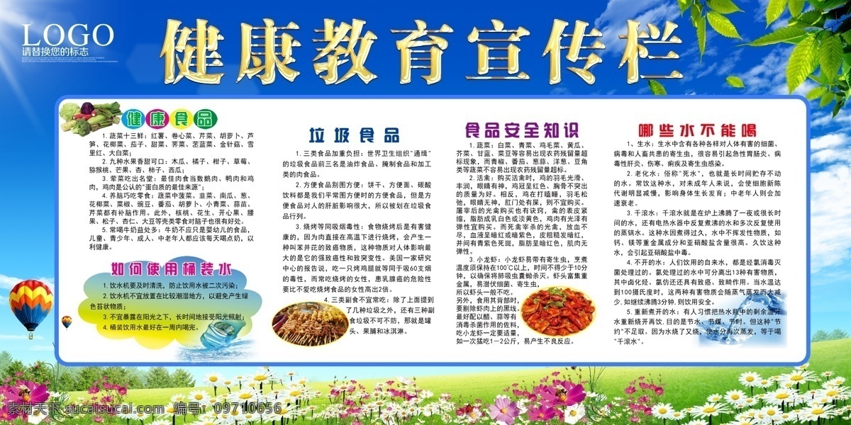 健康教育展板 健康教育 健康宣传栏 教育宣传栏 健康教育宣传 食品安全知识 宣传栏 展板模板
