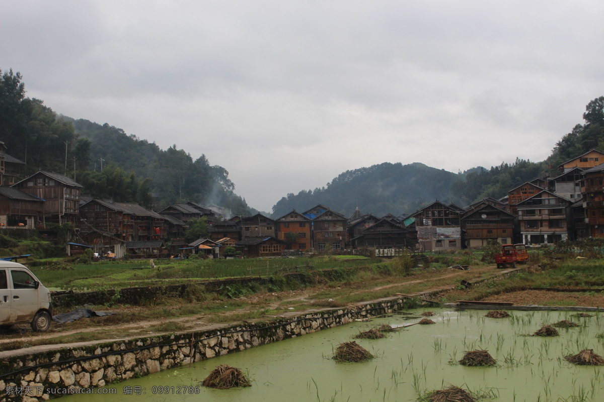 侗寨建筑 山水 田园 乡村生活 侗族 侗寨 旅游摄影 人文景观