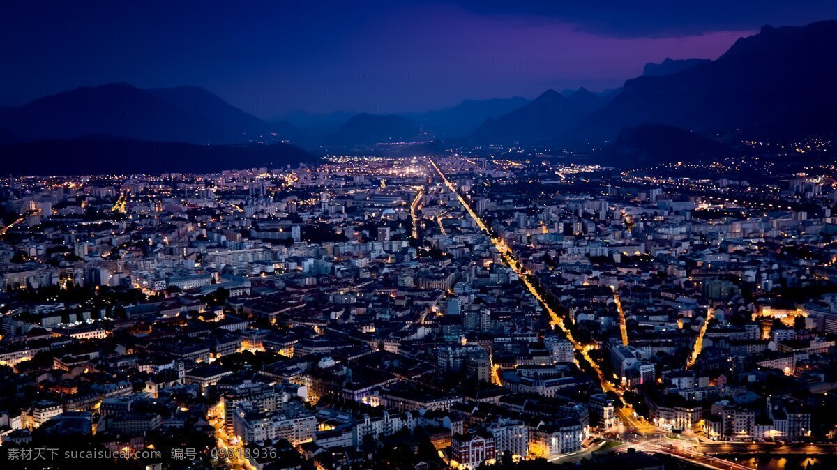 夜景 城市 高清 背景图片