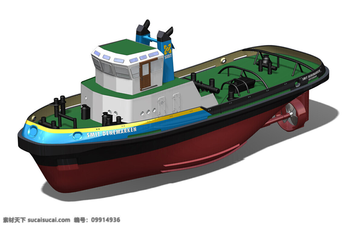 虚拟 船厂 斯 密特 denemarken 拖船 我们 斯密特 solidworks 3d模型素材 其他3d模型