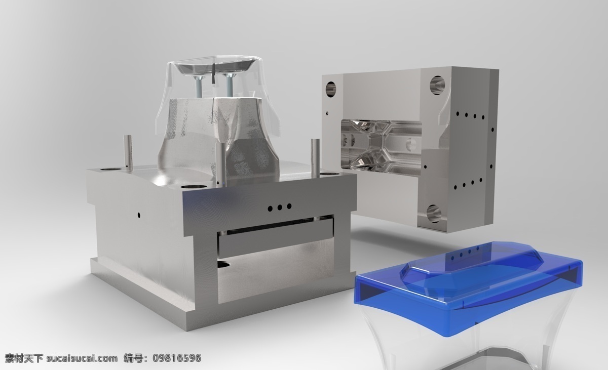 巧克力 塑料盒 模具 工具 建设 夹具 3d模型素材 建筑模型