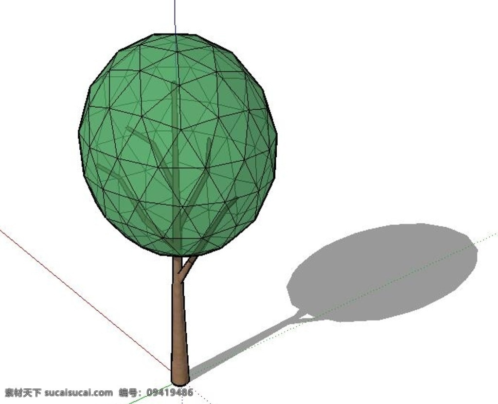 su树模型 su 树模型 建模 绿色 三维 3d设计 室外模型 skp