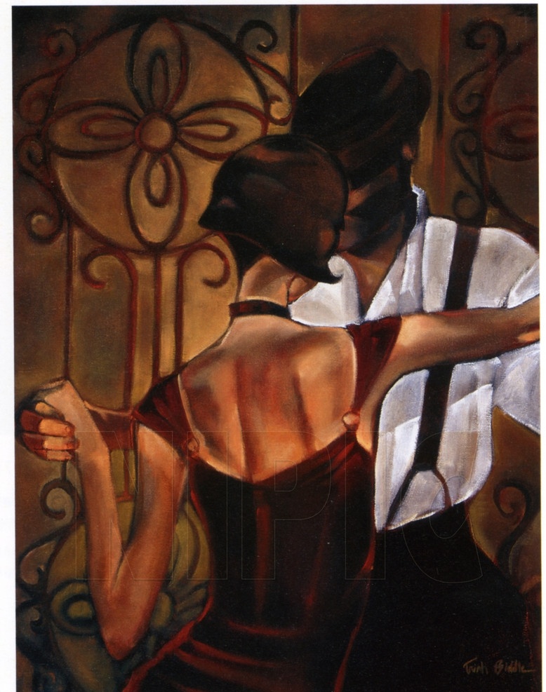 跳舞 画 油画 人物 男人 女人 手绘油画 装饰画 舞 绘画书法 文化艺术