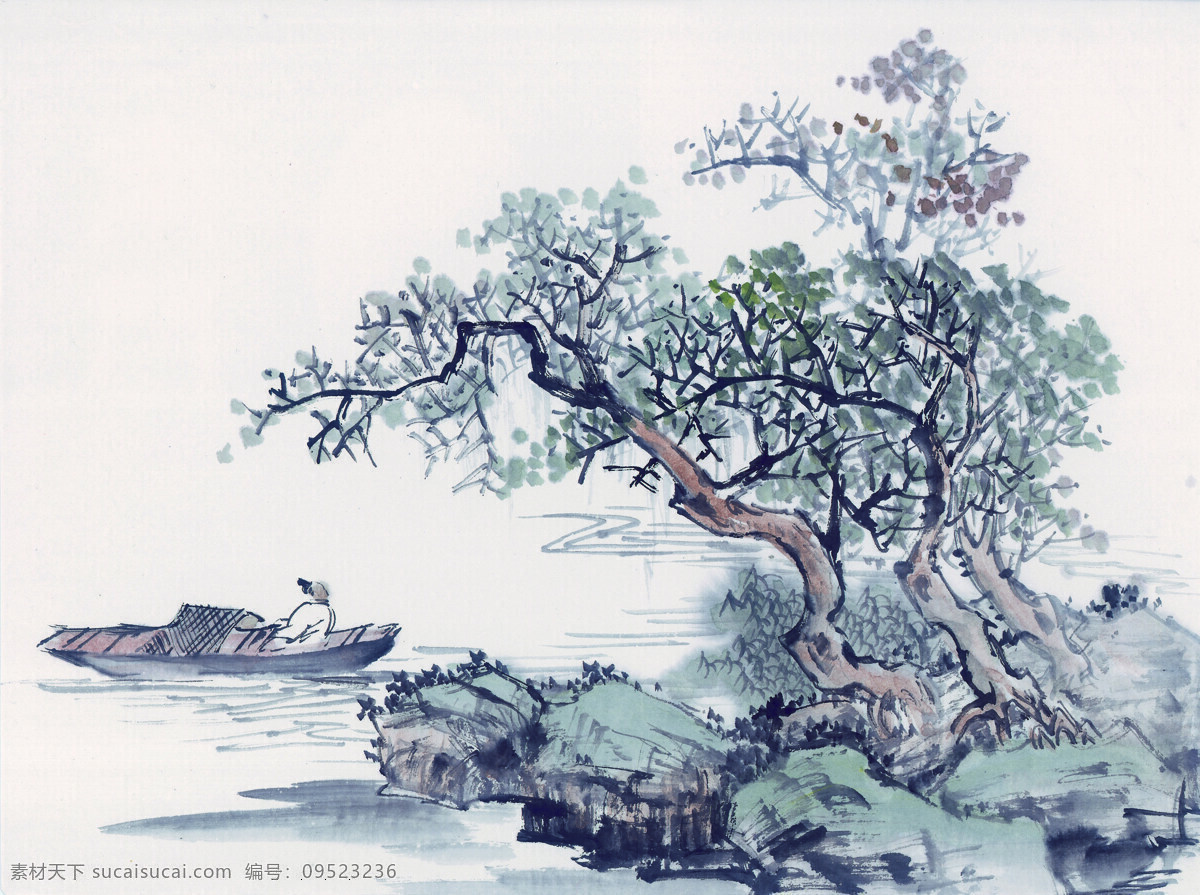 国画 系列 江山多娇 54 张 山水画54张 文化艺术 绘画书法 设计图库