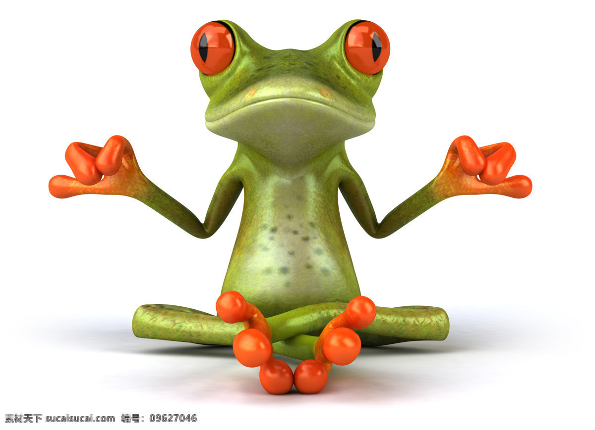 青蛙高清 青蛙骑车 青蛙带墨镜 青蛙练瑜伽 青蛙抱地球 3d 搞笑 白色