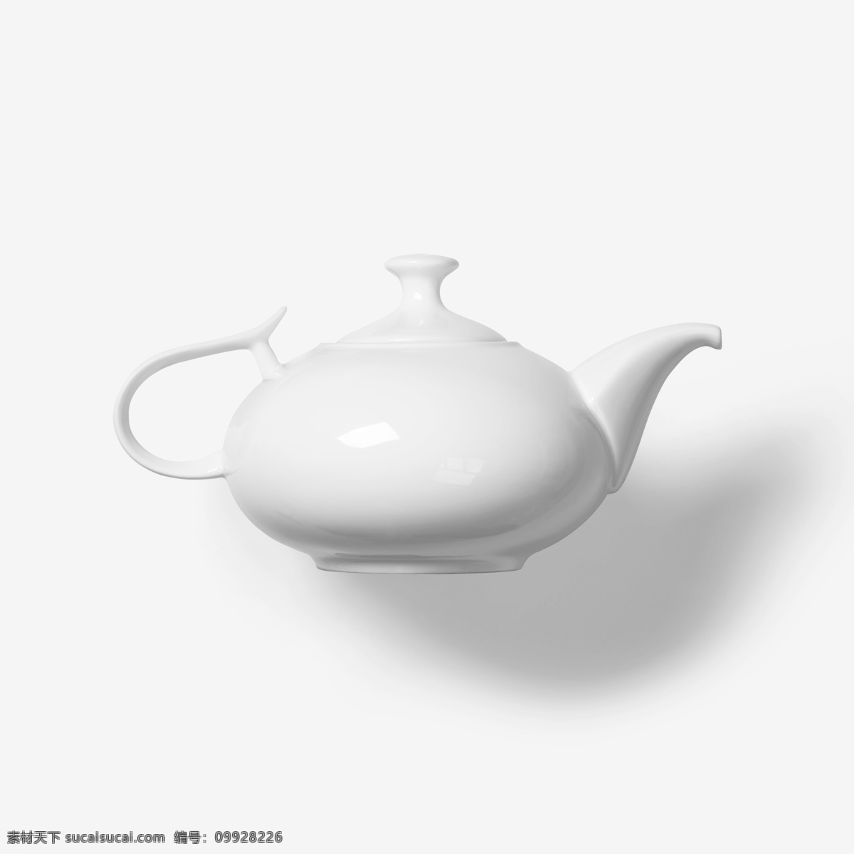 陶瓷 水壶 源文件 白色 装水 泡茶 洁白 无瑕疵 装饰图案