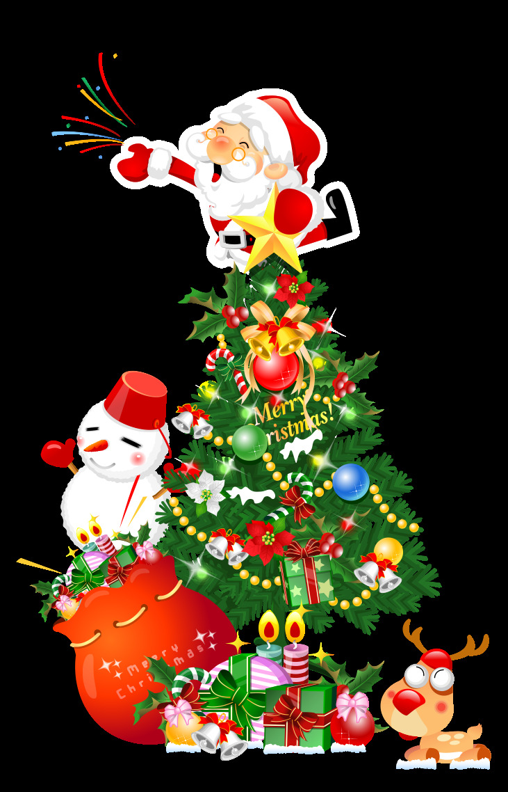 喜庆 圣诞树 主题 装饰 元素 2018圣诞 节日元素 精美圣诞树 铃铛 麋鹿 圣诞节 圣诞节快乐 圣诞老人 圣诞礼物 圣诞素材 圣诞雪人