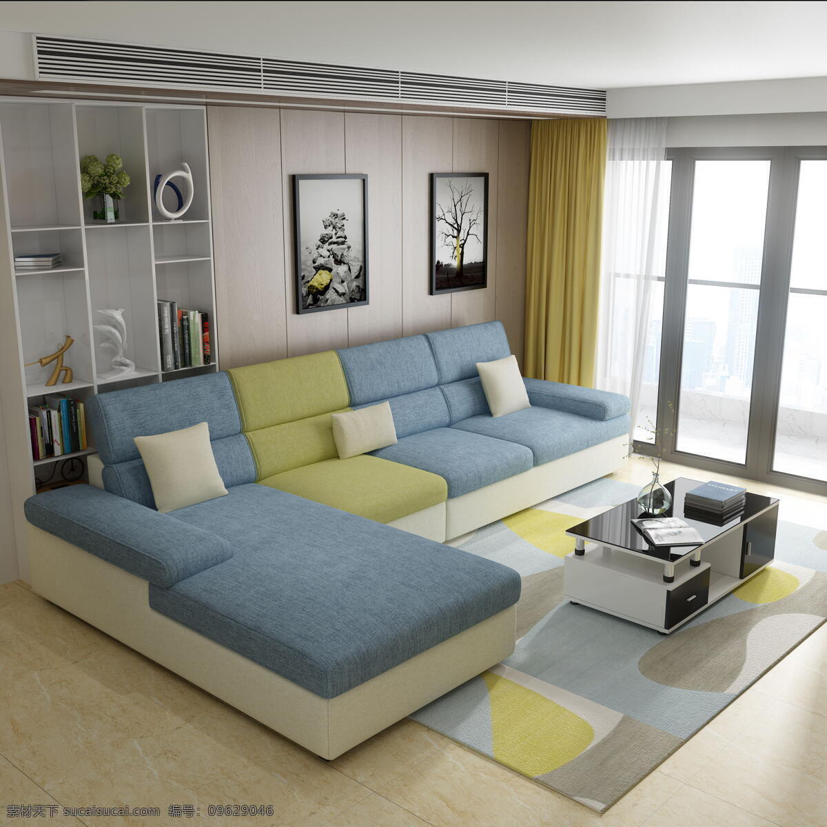 浅色沙发 布艺沙发 现代沙发 单双贵沙发 布沙发 现代简约 客厅 沙发 沙发家具 贵妃沙发