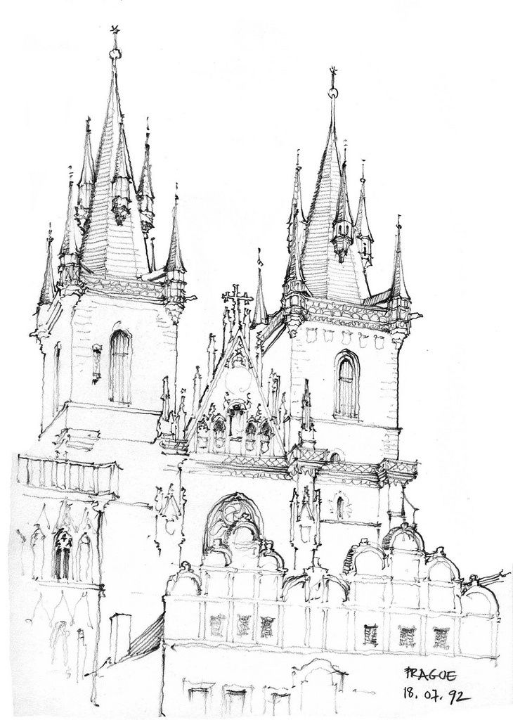 欧式 城堡 效果图 建筑 平面图 手绘图 图纸 建筑施工图 建筑平面图 欧式建筑 建筑效果图