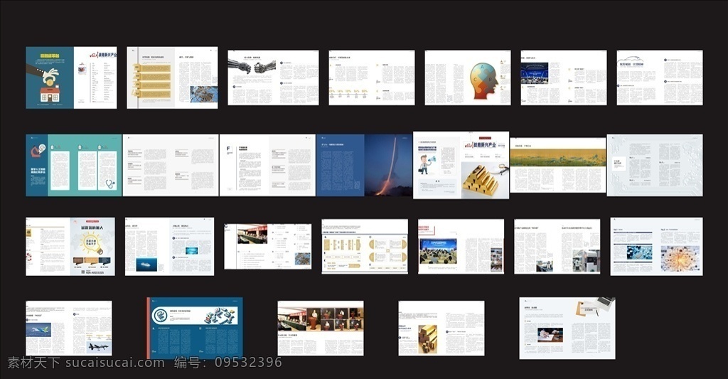 产品画册 宣传册 科技 信息 产品 平面制作