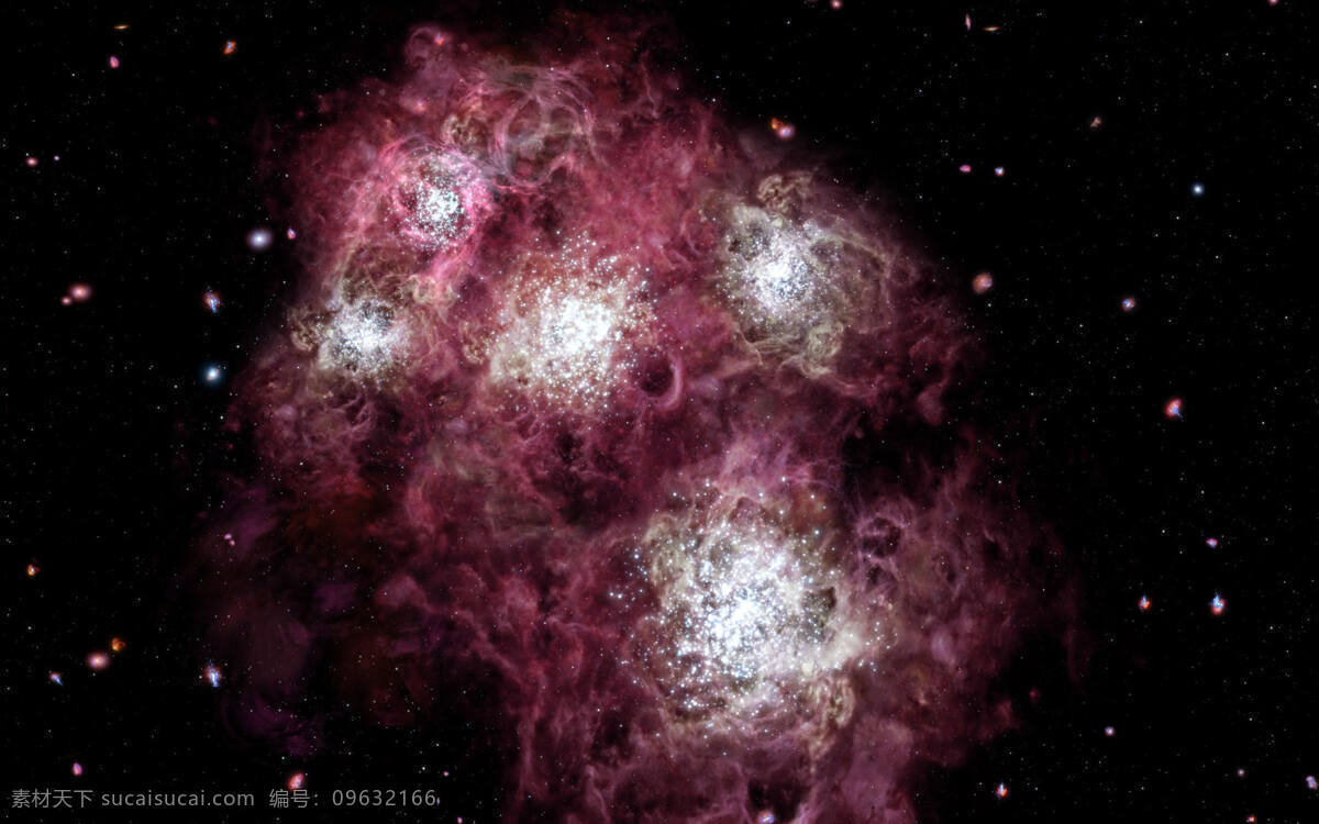 梦幻 唯美 宇宙 背景 渐变 星系 海报 广告