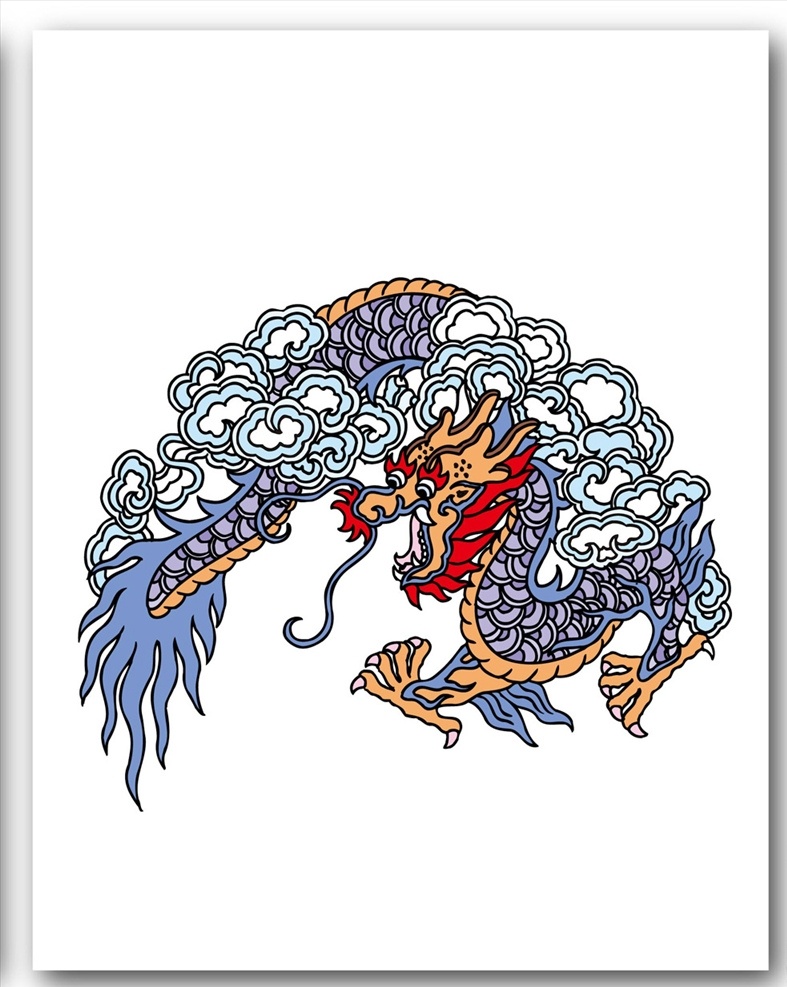 龙 矢量图 设计元素 卡通图案 t恤印花 产品图案 手机壳图案 装饰图插画 生活元素 无框画素材 简约插画 日常元素 抽象几何 动漫动画