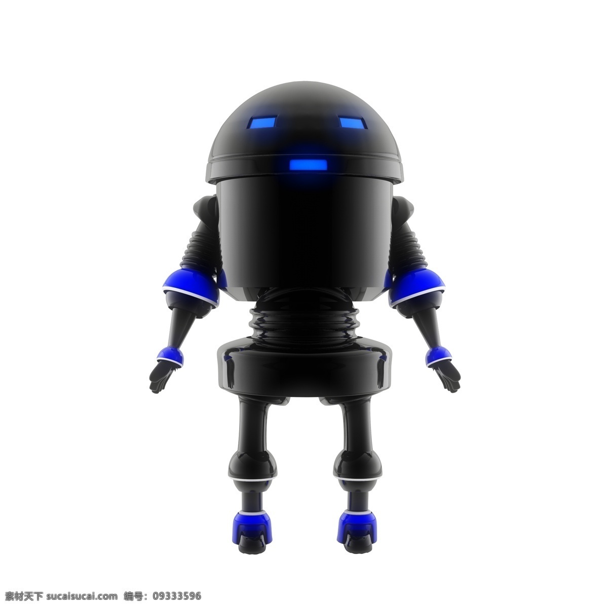 高清 3d 质感 立体 黑色 科技 感 人工智能 机器人 黑色机器人 高科技机器人 黑色质感 科技风质感 智能机器人 人工智能风
