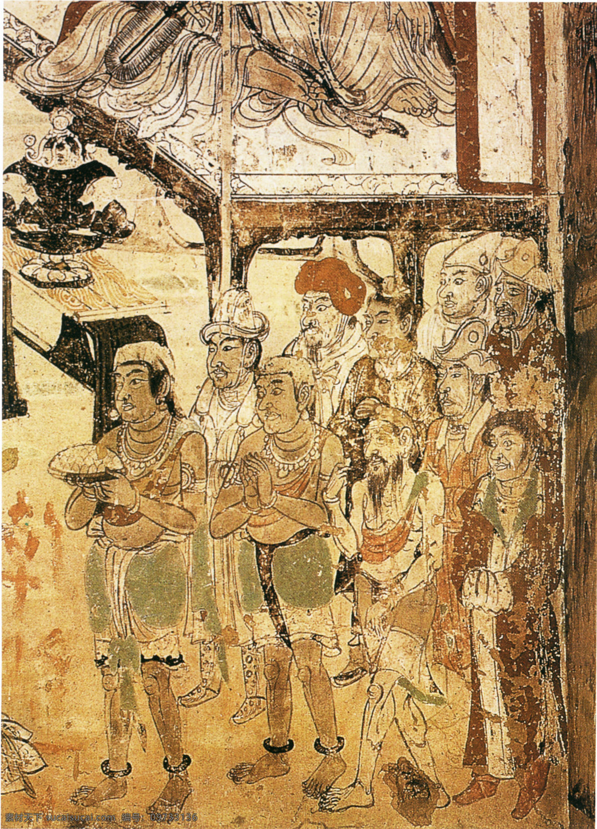 人物免费下载 壁画 人物 人物画像 中国风 中国文化 中华艺术绘画 文化艺术