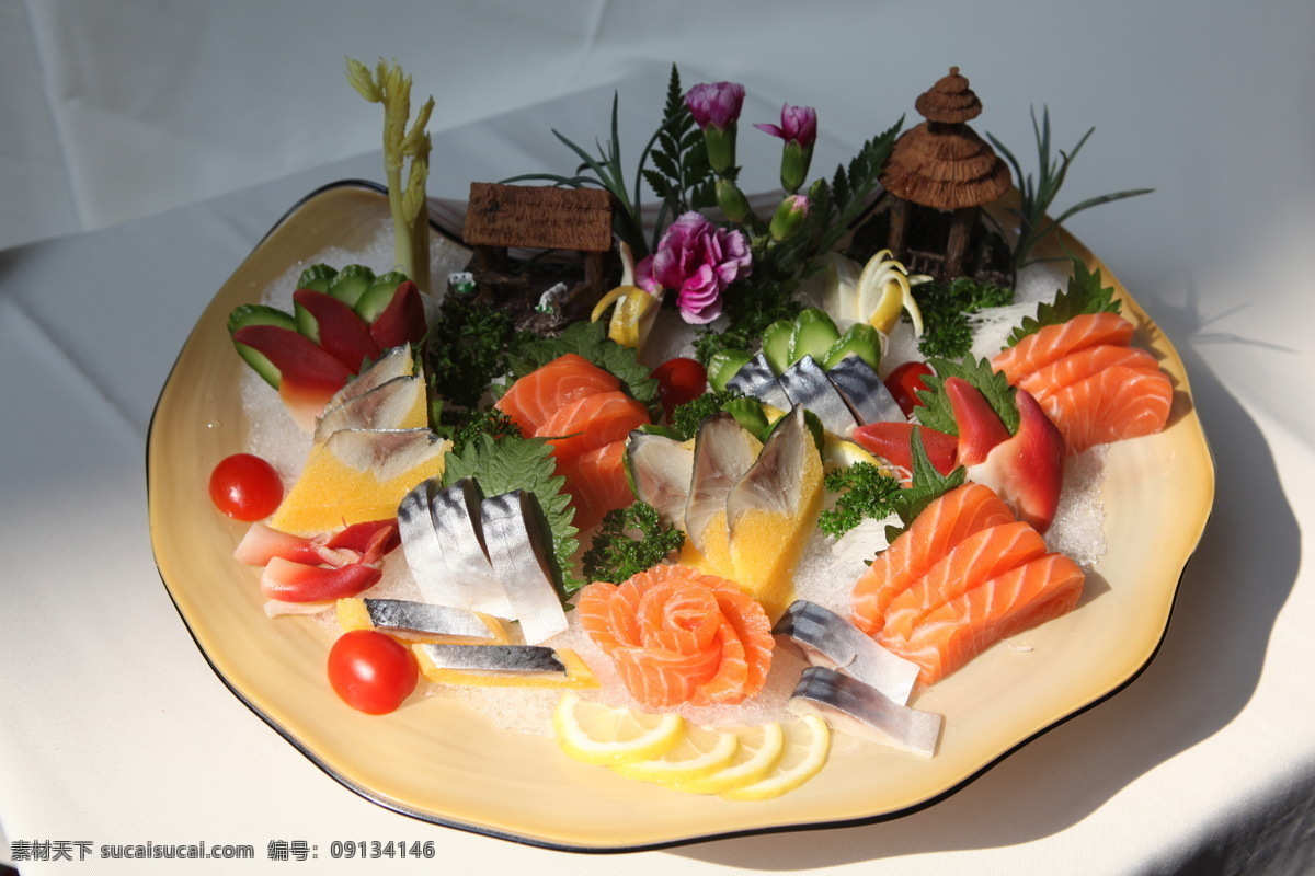 刺身拼盘 刺身 拼盘 日式料理 美食 三文鱼刺身 中餐美食 餐饮美食 传统美食