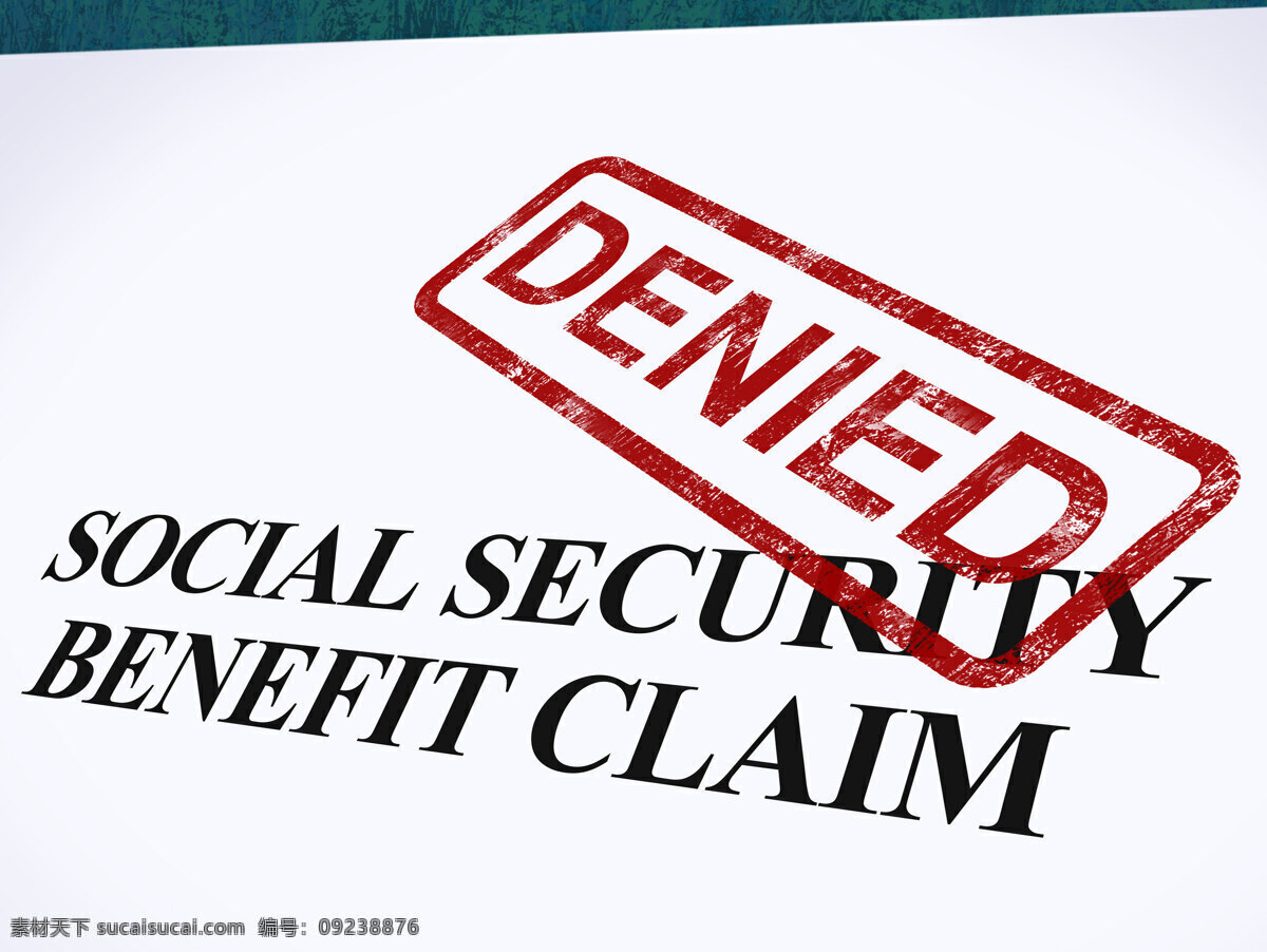 社会保险 索赔 否认 戳记 表明 社会 失业 给付 拒绝