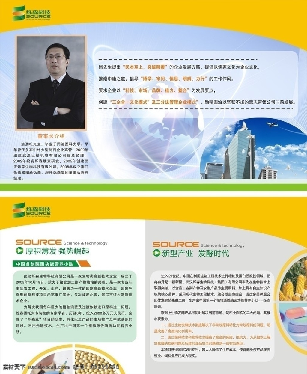 烁森科技 烁森 科技 绿色 展板 董事长介绍 新型产业 现代工业 现代科技 矢量